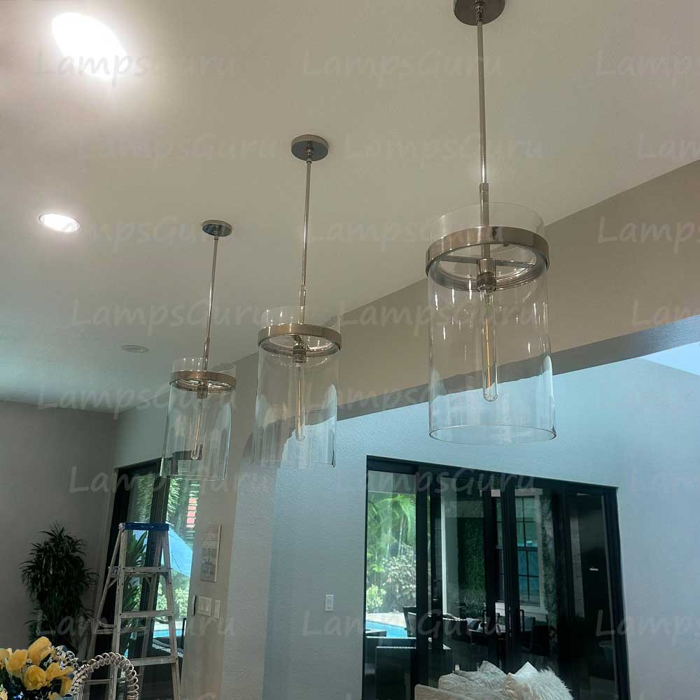 LG Ravale Clear Glass Pendant