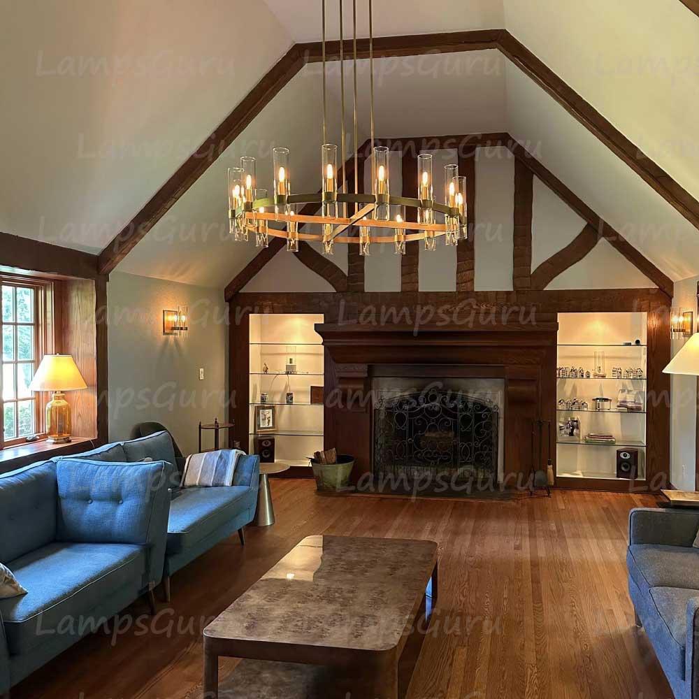 Ravelley Round Chandelier 48"