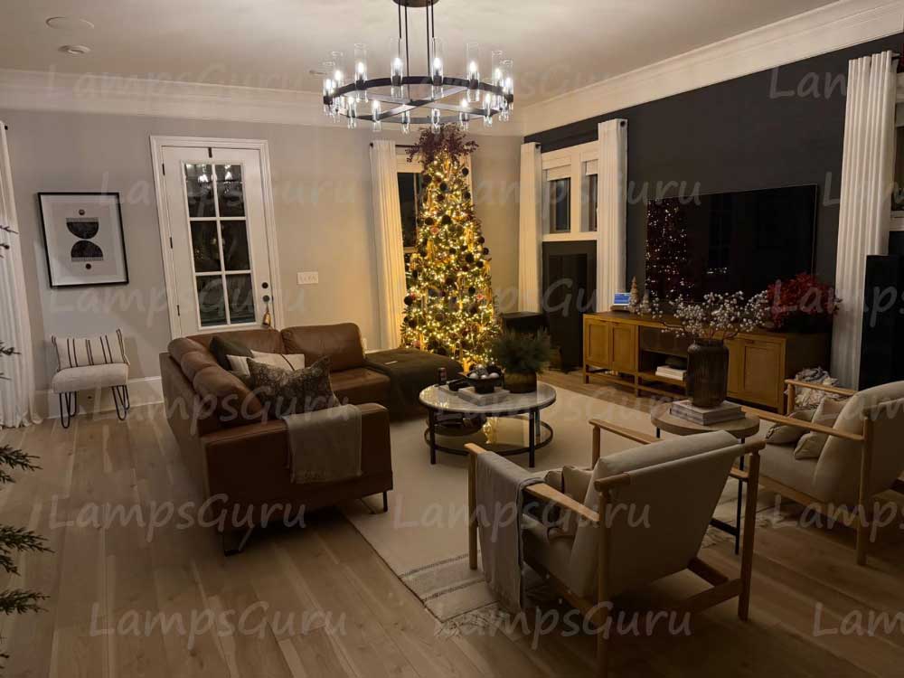 Ravelley Round Chandelier 48"