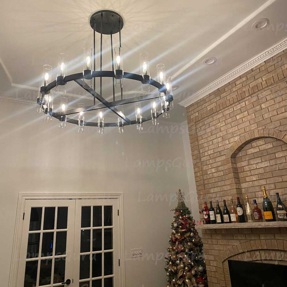 Ravelley Round Chandelier 48"