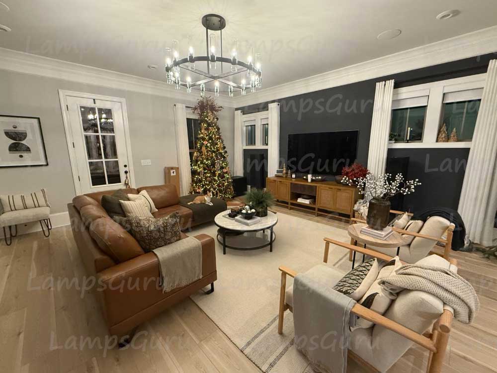 Ravelley Round Chandelier 48"