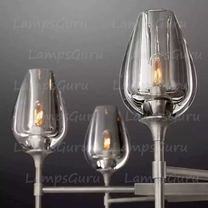 Tulipe Round Chandelier 54"