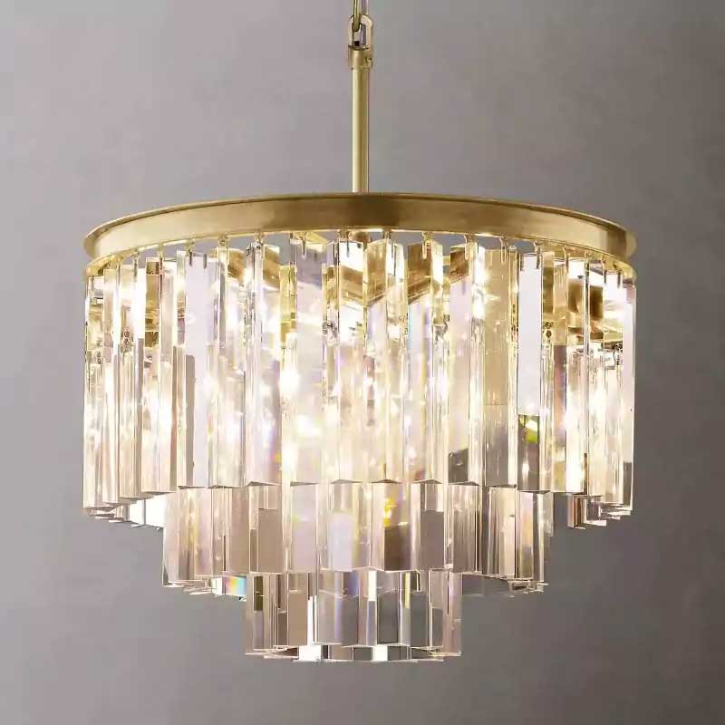 1920s Odena Round Chandelier 20"