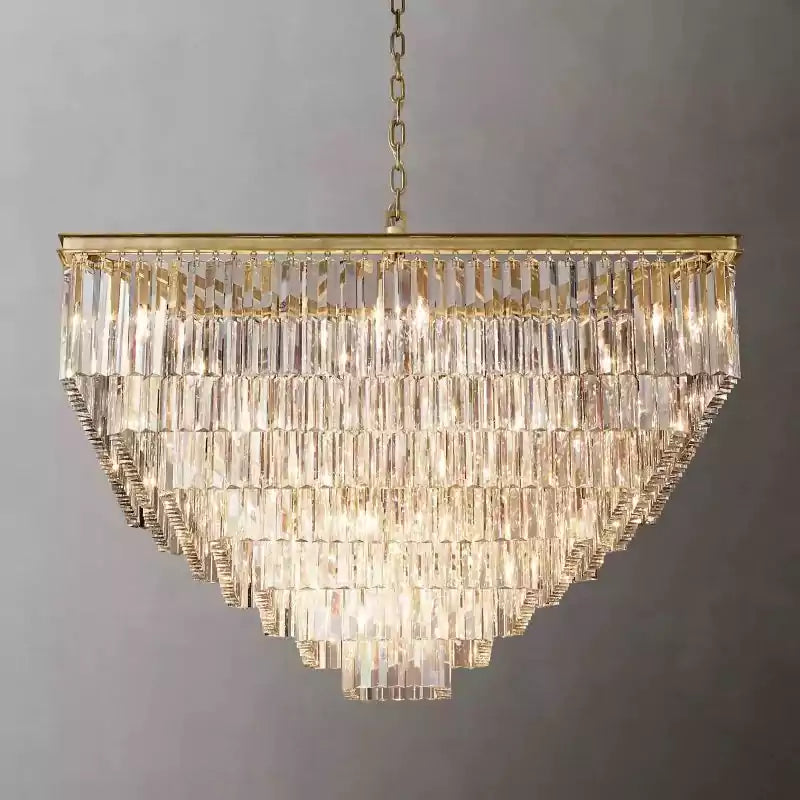 1920s Odena Square Chandelier 47"