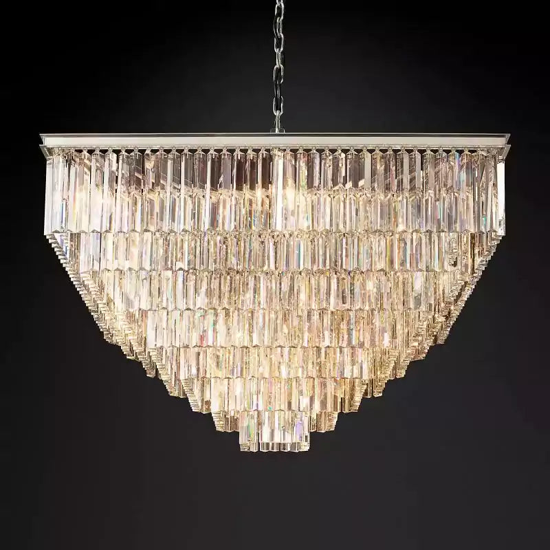1920s Odena Square Chandelier 47"