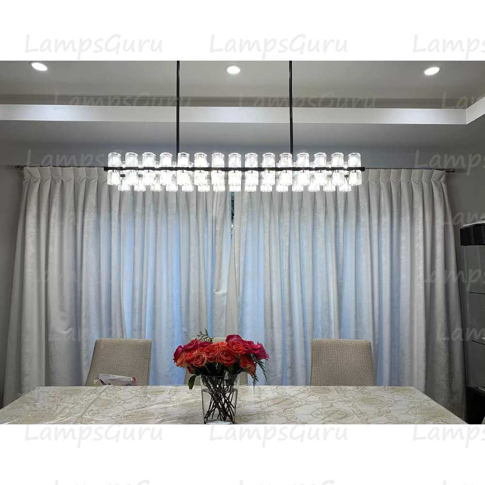 LG Arca LED Rectangular Chandelier 54"