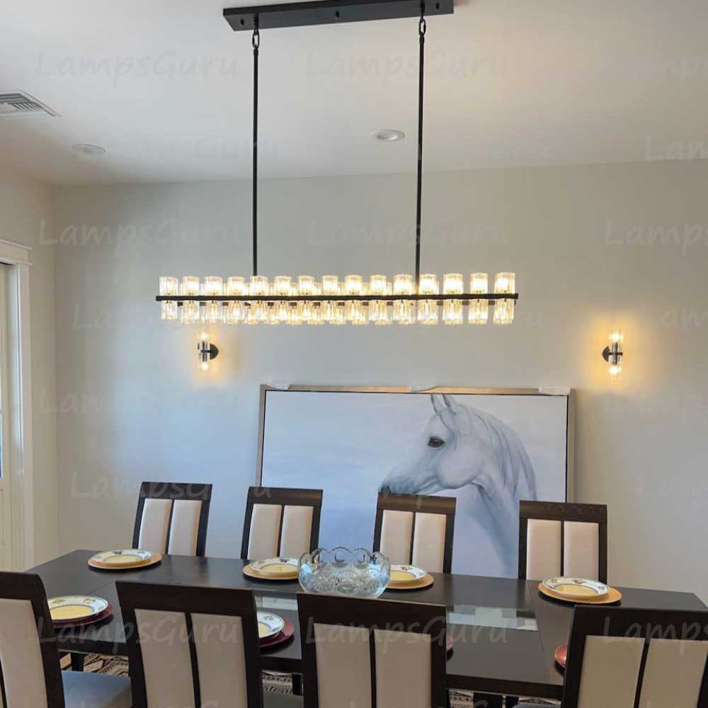 LG Arca LED Rectangular Chandelier 54"