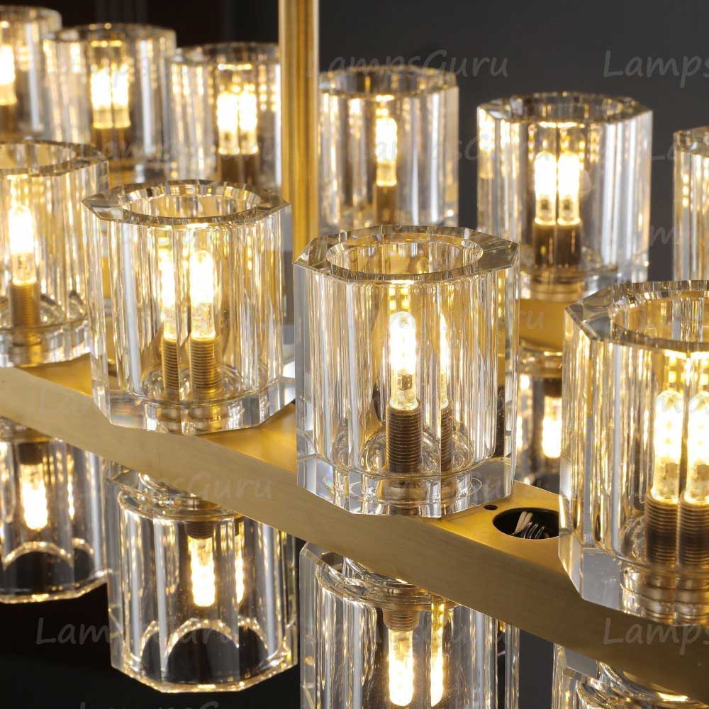 LG Arca LED Rectangular Chandelier 54"