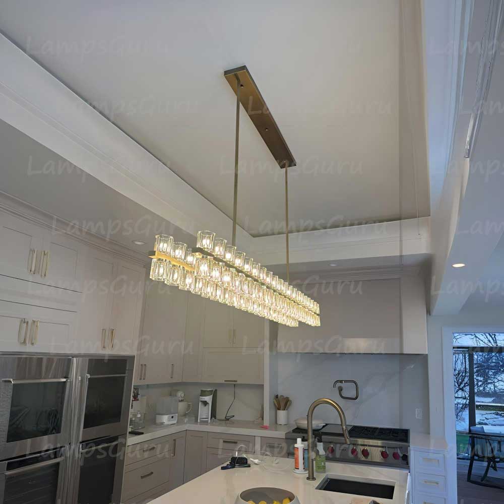 LG Arca LED Rectangular Chandelier 54"