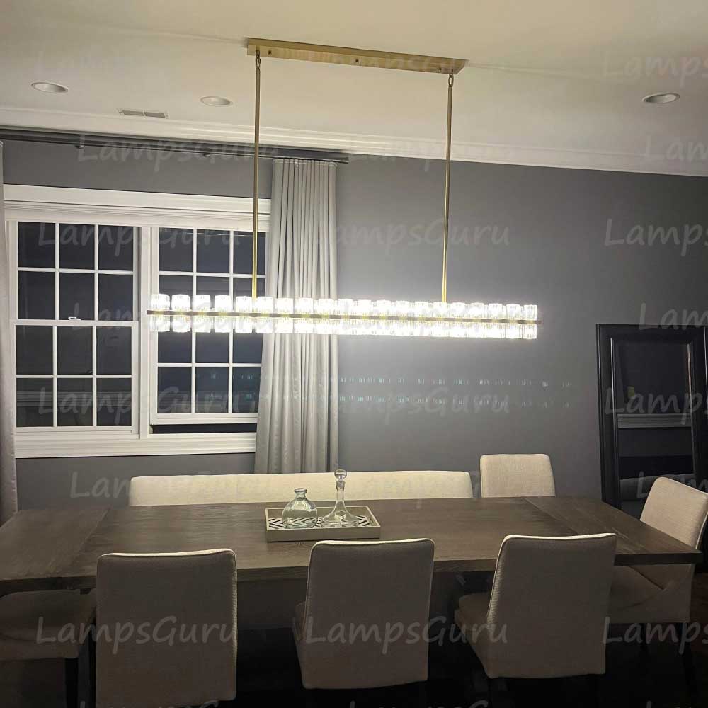 LG Arca LED Rectangular Chandelier 54"
