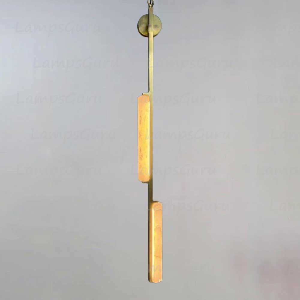 Grand Alabaster Prism Pendant Light - LG Audon