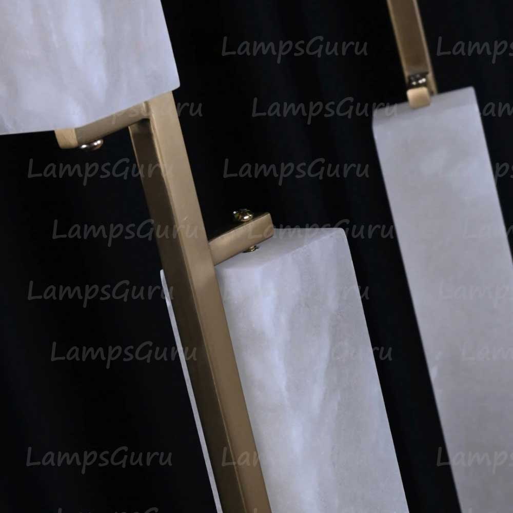 24 Inch Alabaster Prism Cascading Chandelier - LG Audon