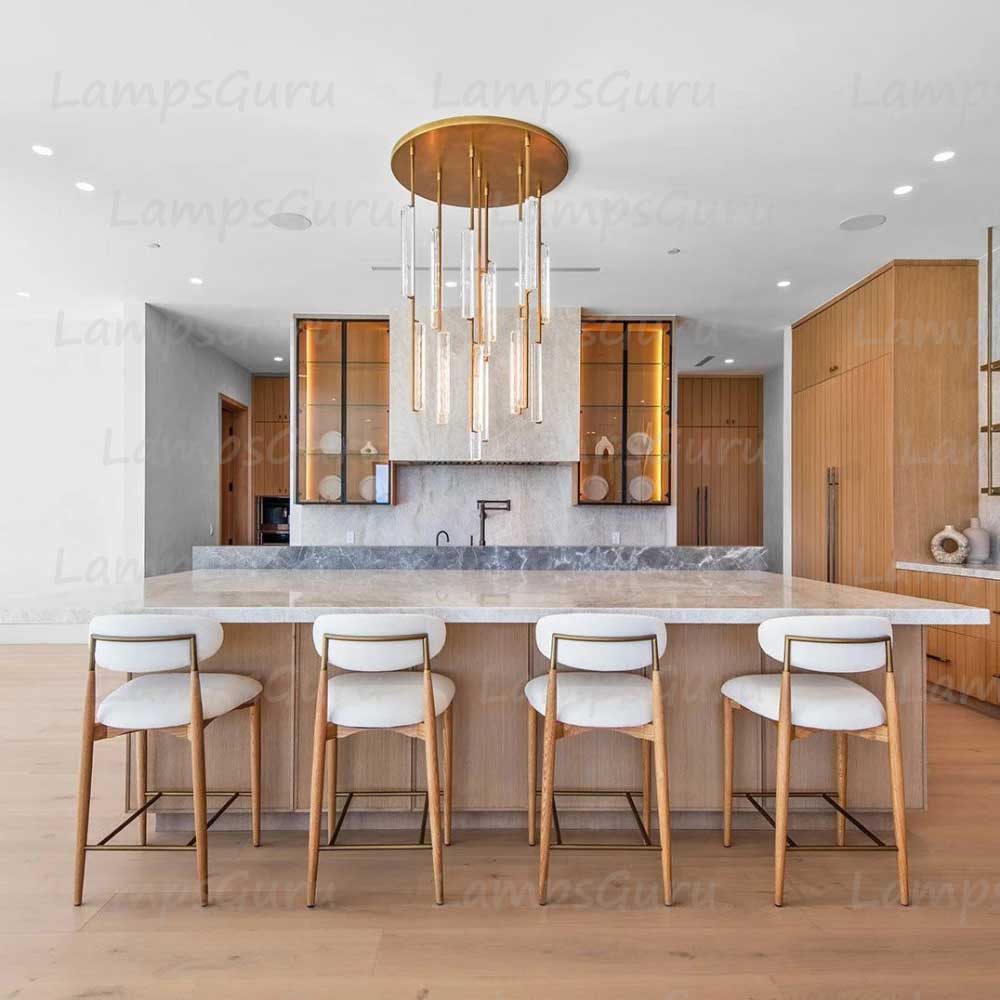 40 Inch Grand Crystal Prism Cascading Chandelier - LG Audon