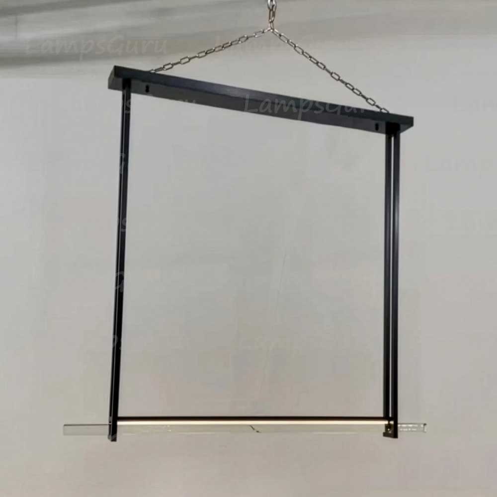 60 Inch Single Crystal Bar Chandelier - LG Audon