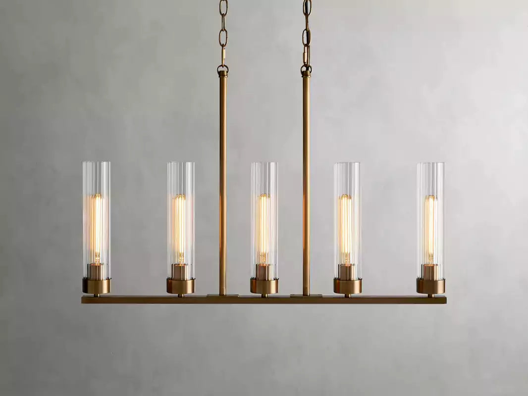 Andreaso Glass Linear Chandelier