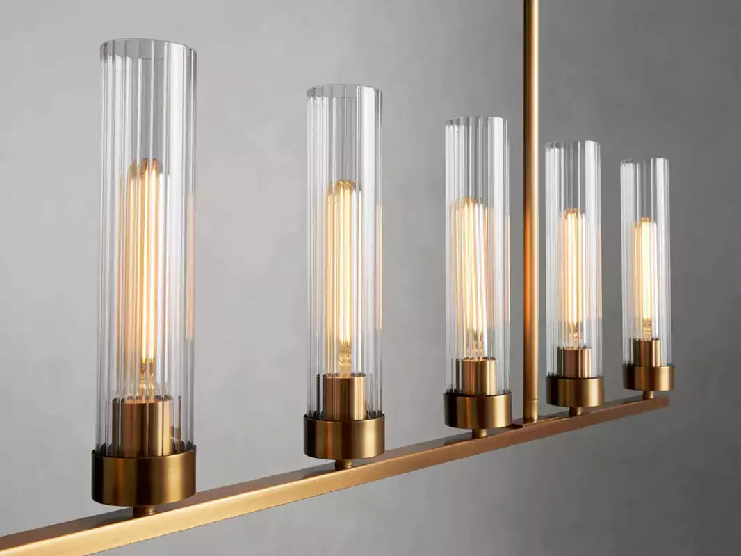 Andreaso Glass Linear Chandelier