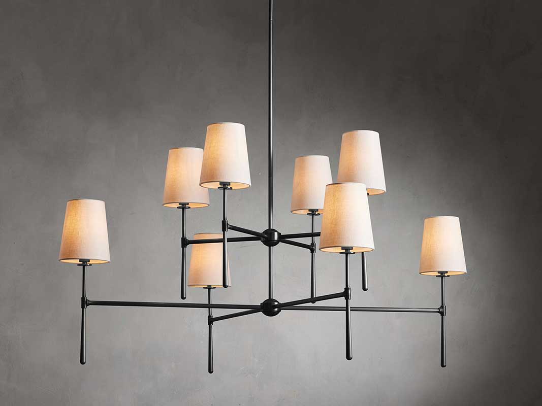 Rhodesa 2-Tier Round Chandelier