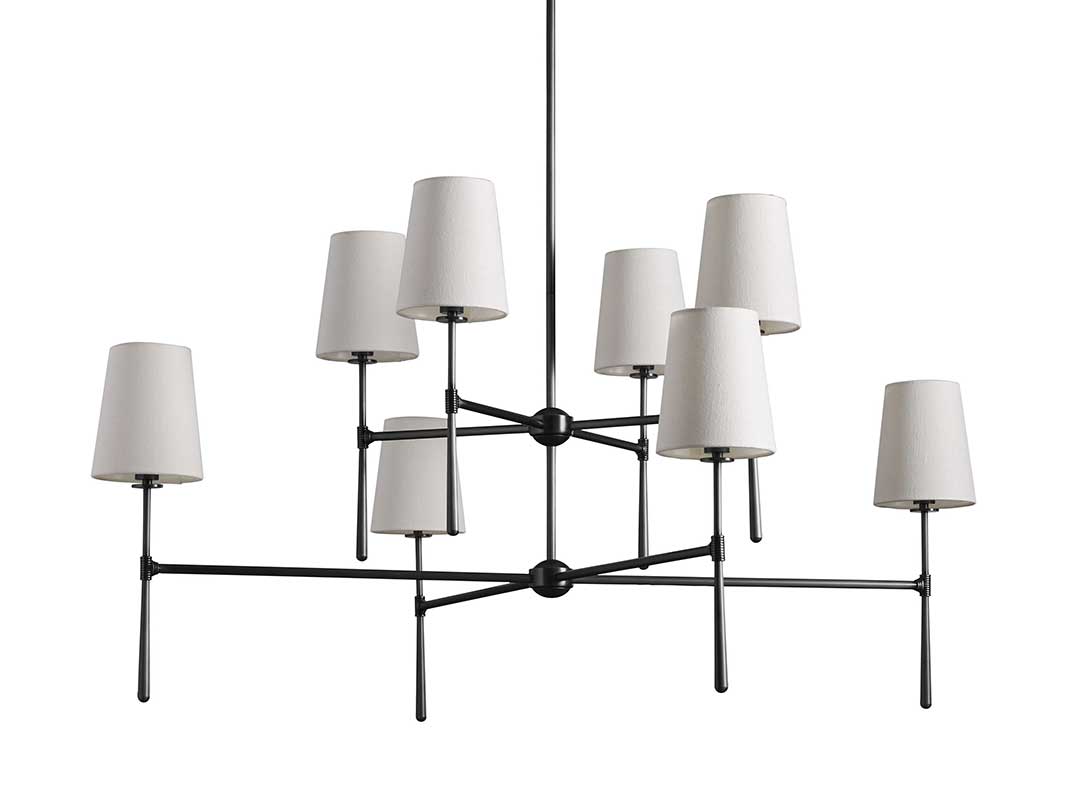 Rhodesa 2-Tier Round Chandelier