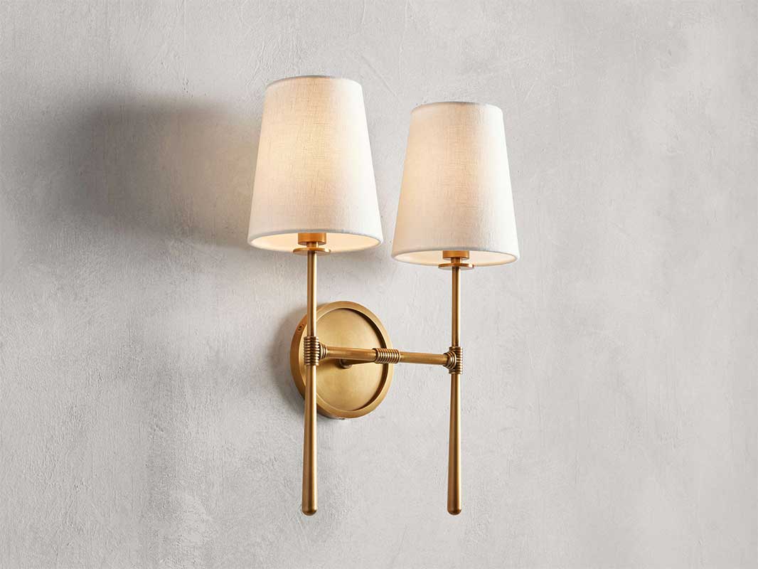 Rhodesa 2-Light Wall Sconce