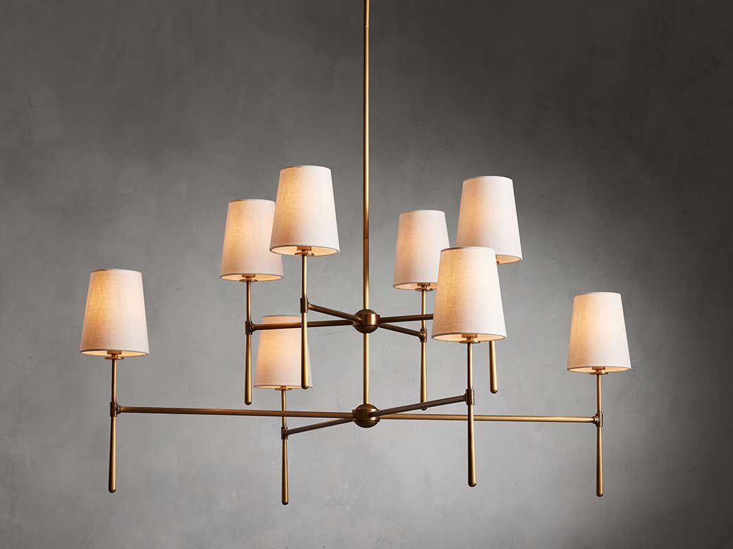 Rhodesa 2-Tier Round Chandelier