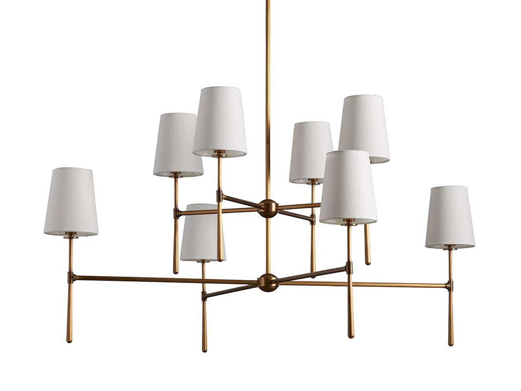 Rhodesa 2-Tier Round Chandelier