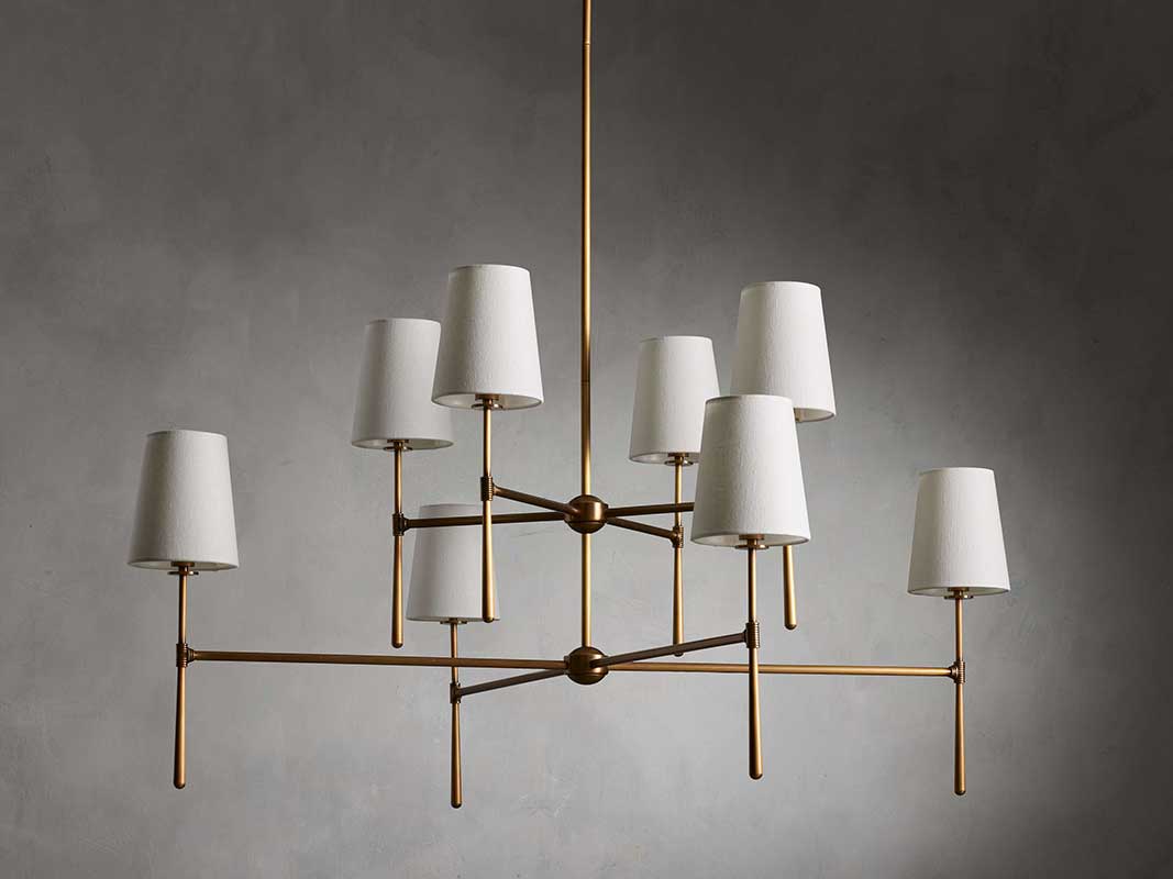 Rhodesa 2-Tier Round Chandelier