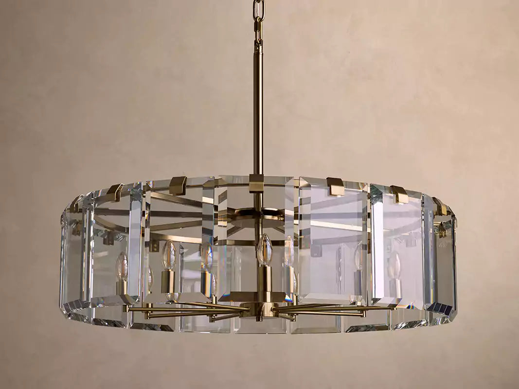 Amayar Crystal Round Chandelier 30" 38" 48"