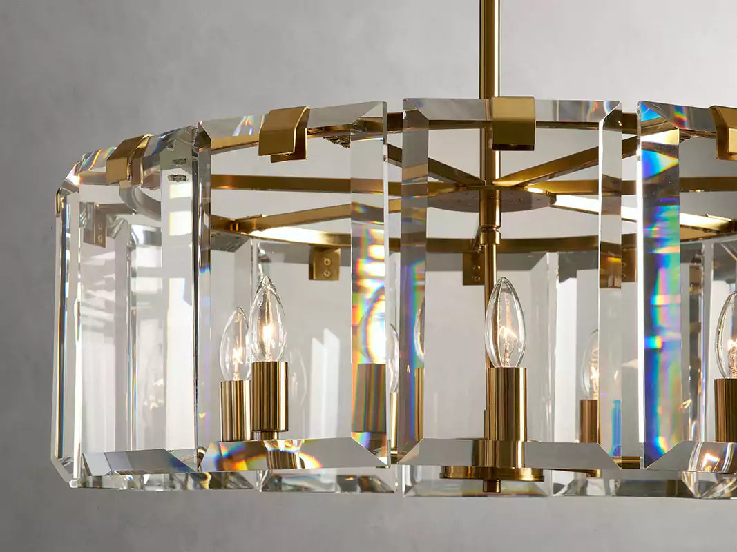 Amayar Crystal Round Chandelier 30" 38" 48"