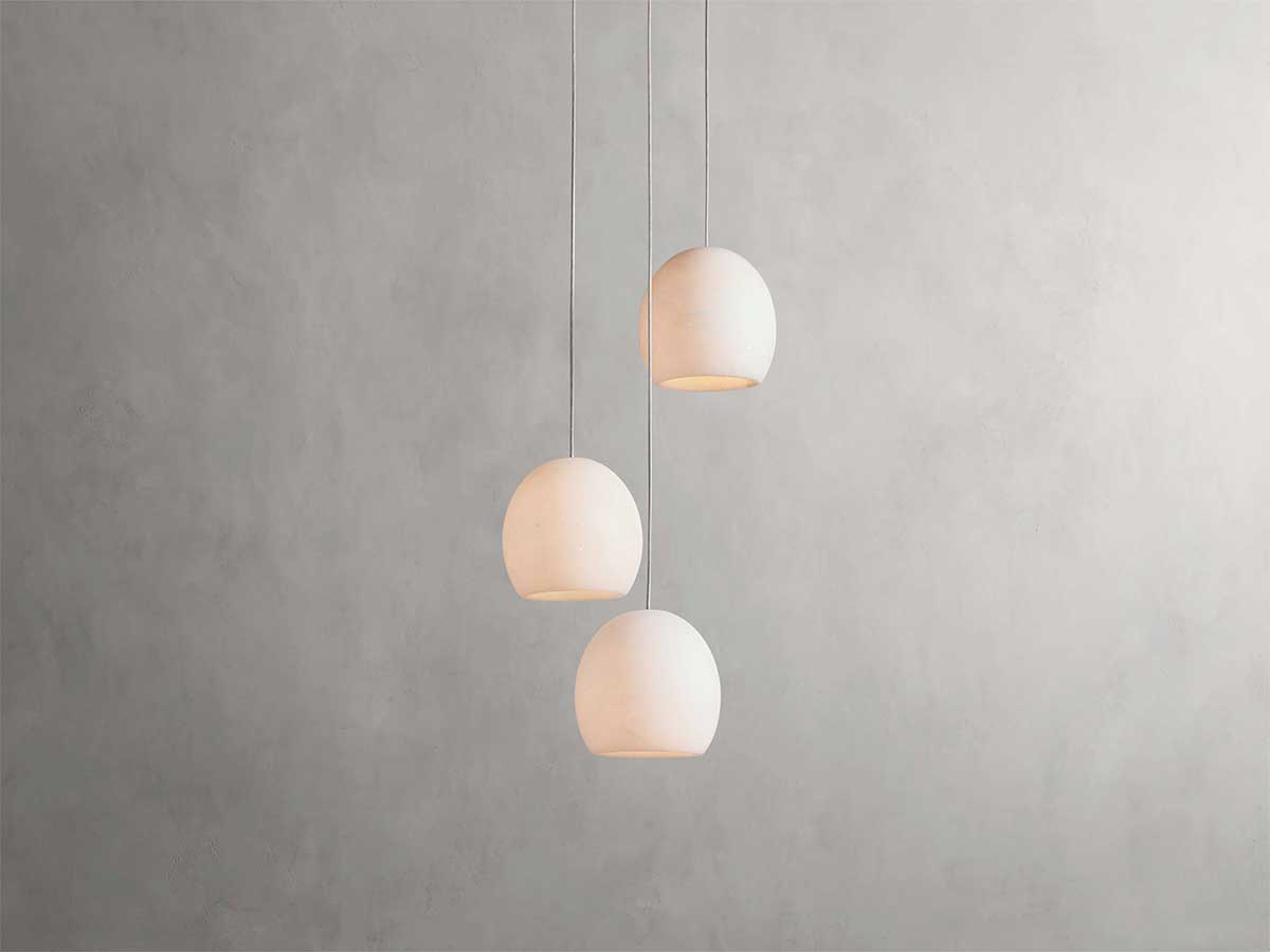 Arican Alabaster Round Chandelier