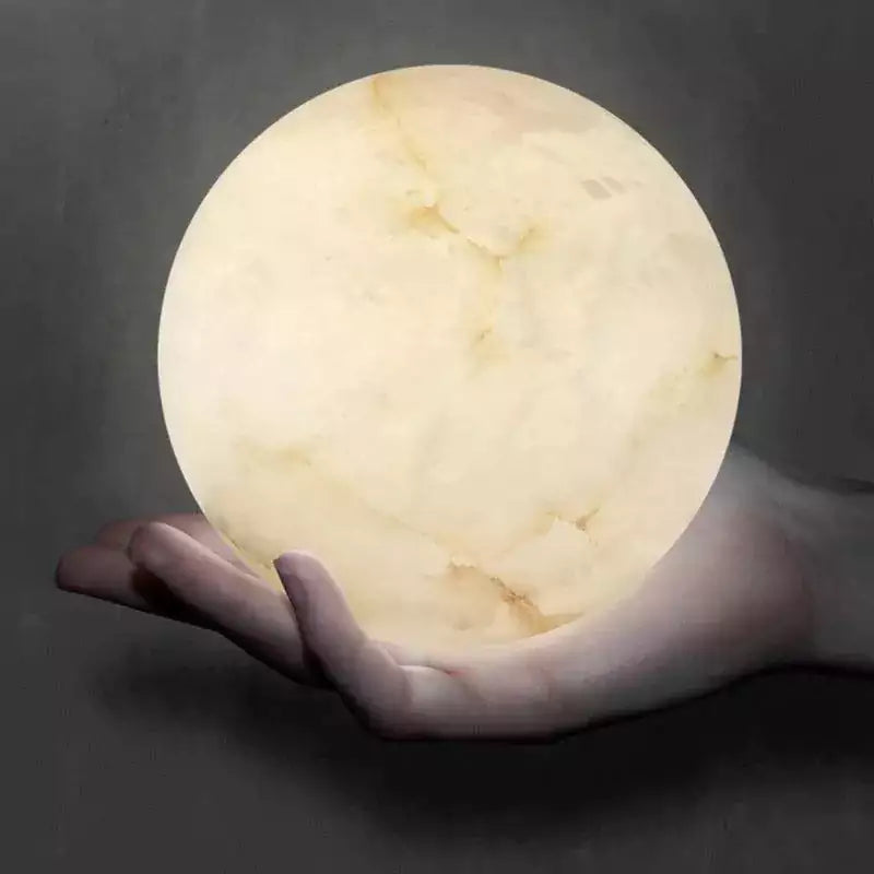 Alabaster Global Ceiling Pendant