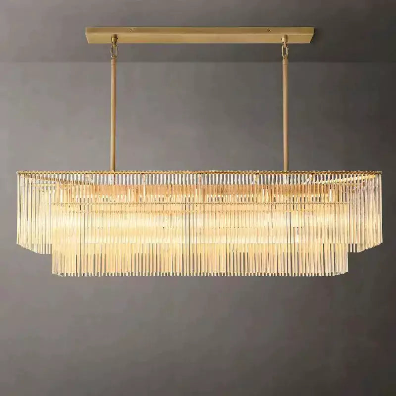 Amadeon Rectangular Chandelier 54"