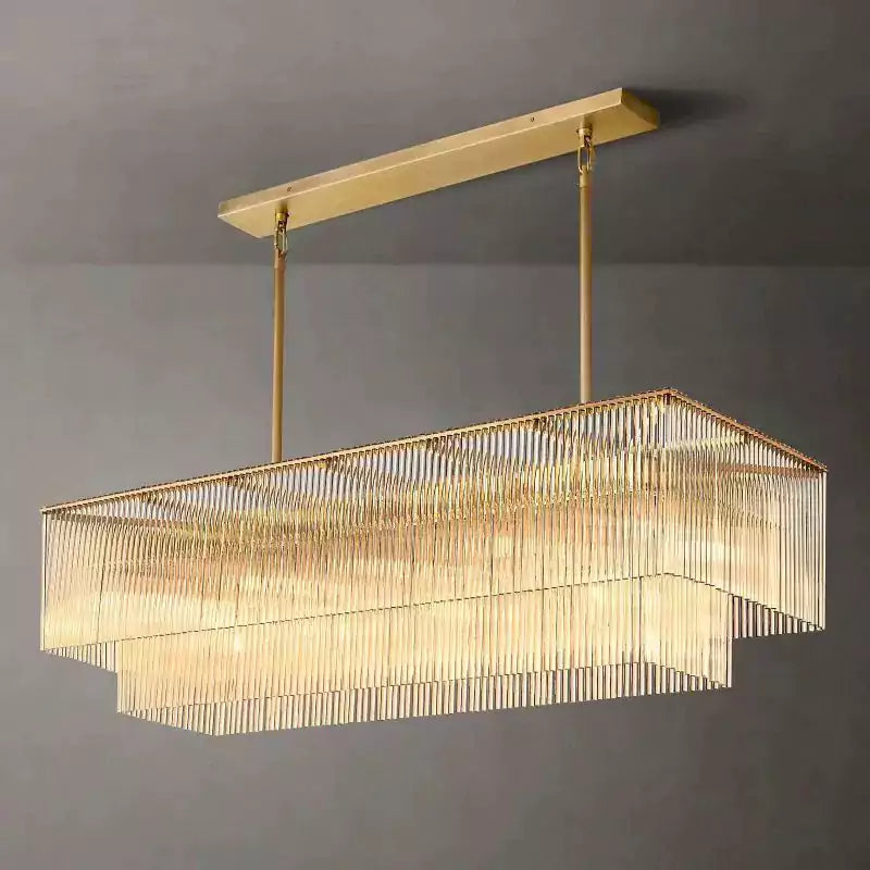 Amadeon Rectangular Chandelier 54"