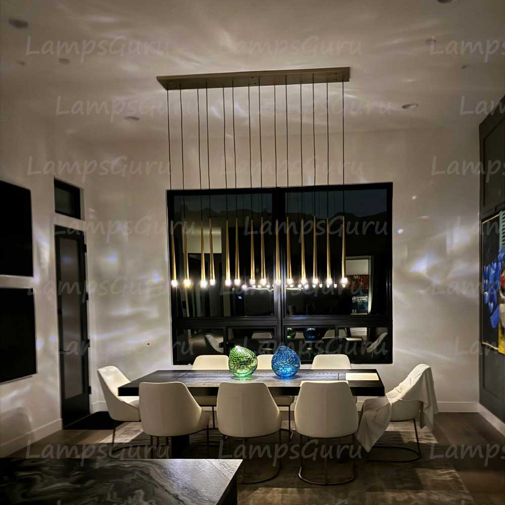 LG Aquita Linear Chandelier 60"