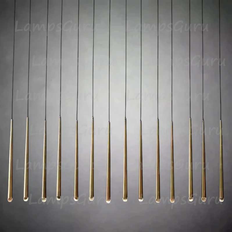 Aquitainey Linear Chandelier 72"