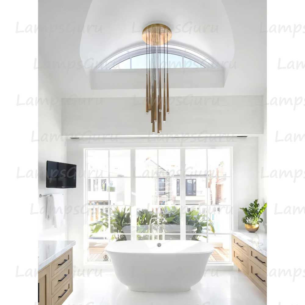 Aquitainey Round Chandelier 18"