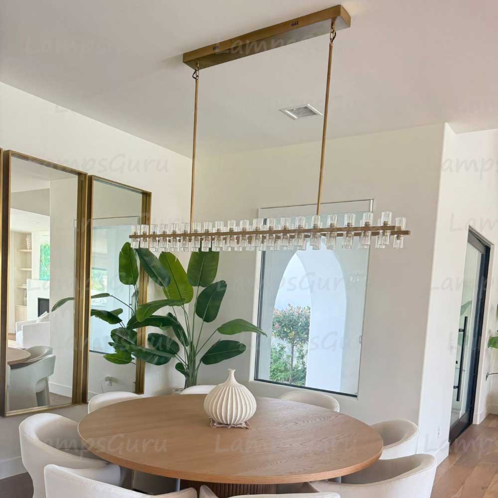 Arcachona LED Rectangular Chandelier 72"