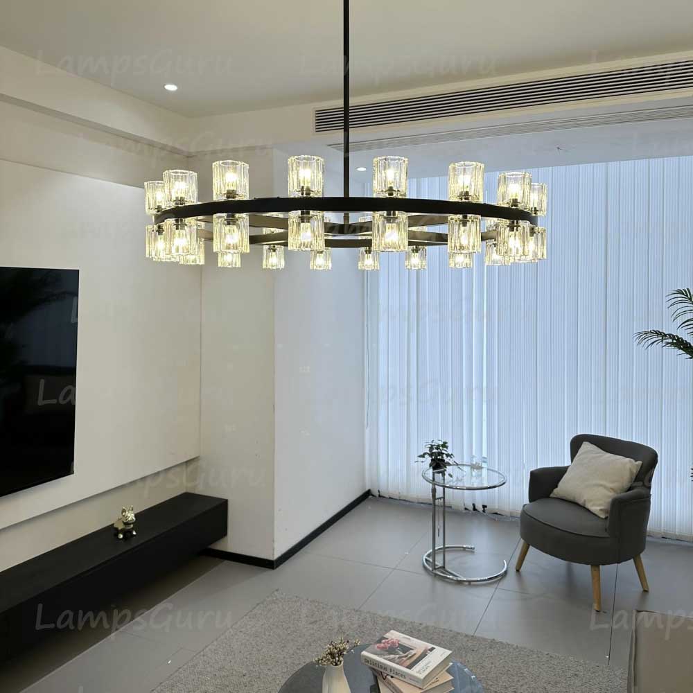 Arcachona LED Round Chandelier 36"