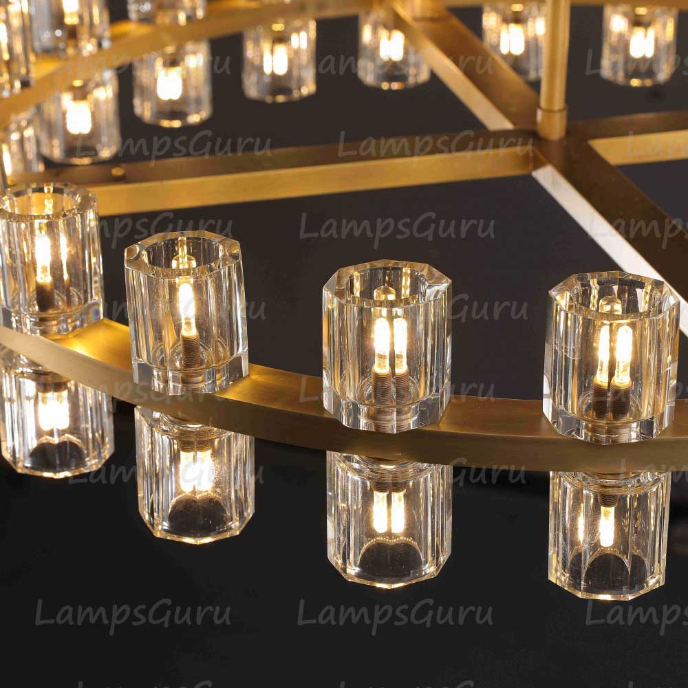 Arcachona LED Round Chandelier 36"