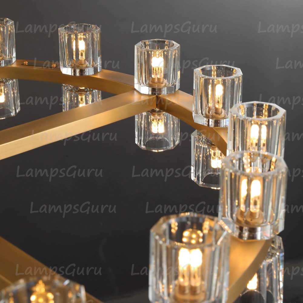 Arcachona LED Round Chandelier 36"