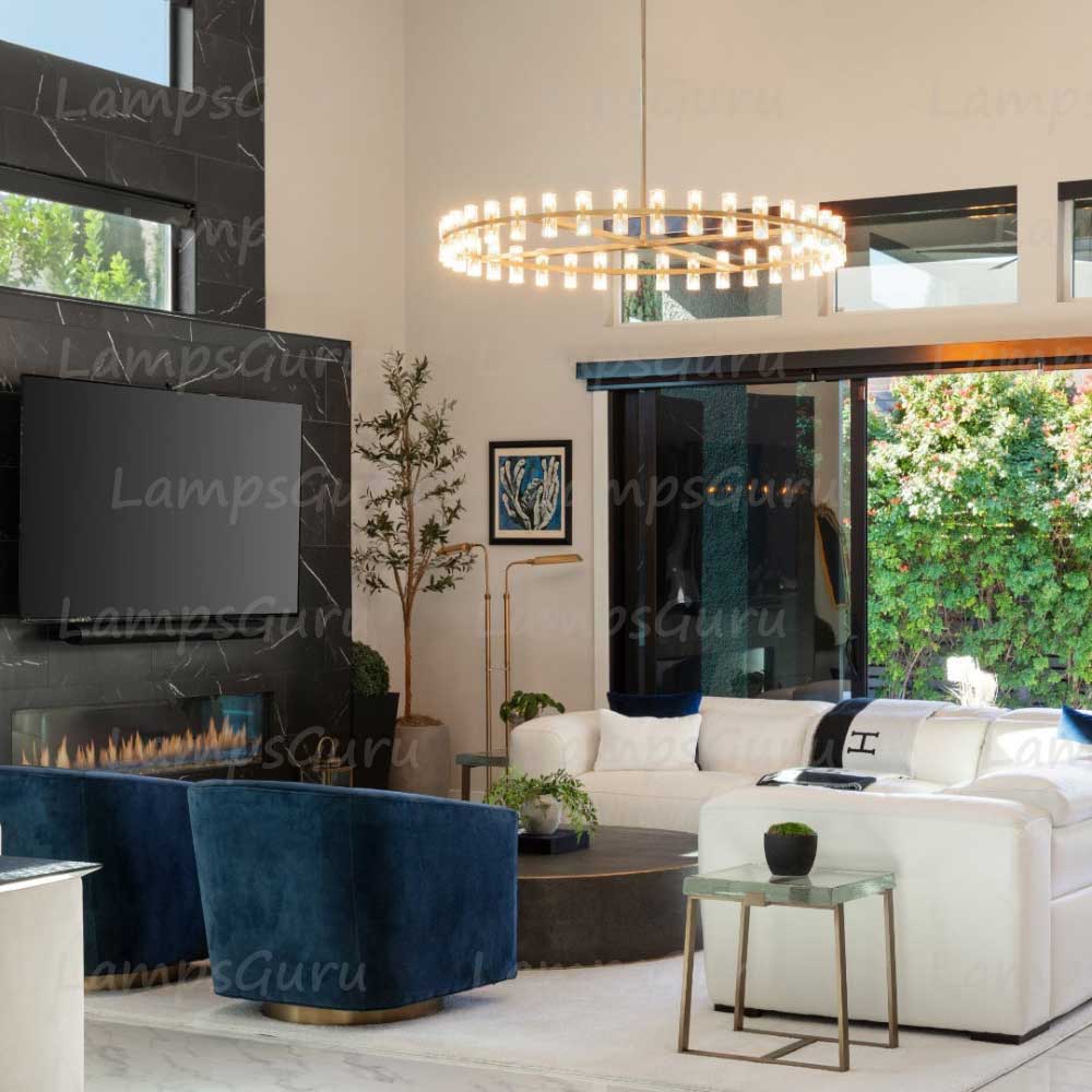 Arcachona LED Round Chandelier 60"