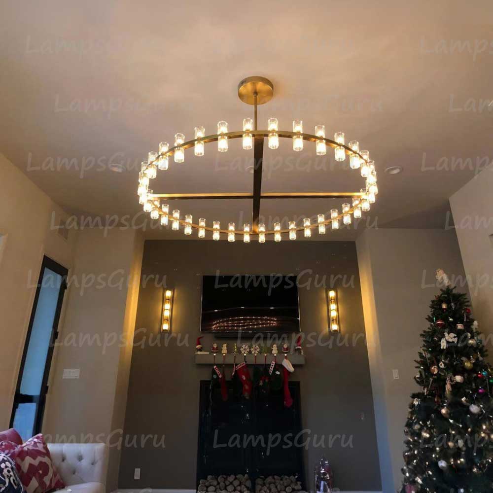 Arcachona LED Round Chandelier 60"