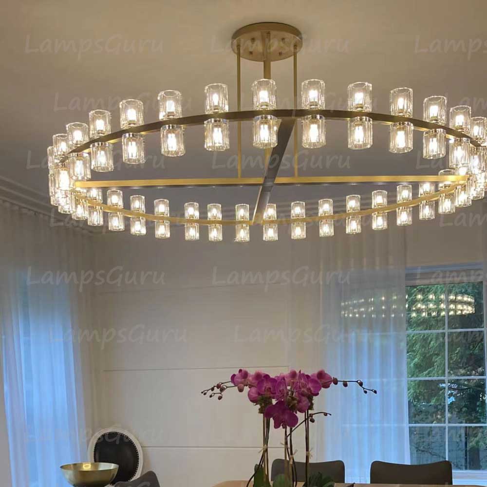 Arcachona LED Round Chandelier 60"