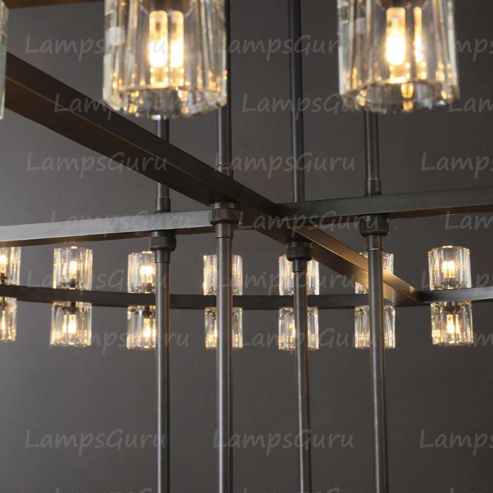 Arcachona LED Round Two Tier Chandelier 60"