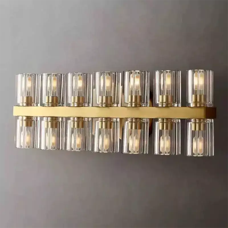 Arcachona Glass 14 Lights Wall Sconce