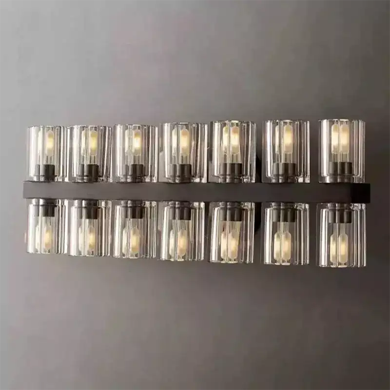 Arcachona Glass 14 Lights Wall Sconce