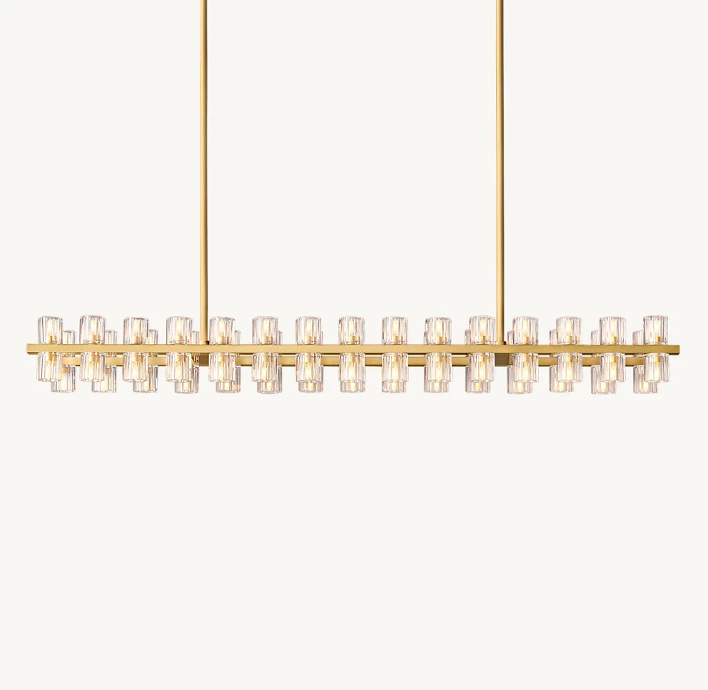Arcachona LED Rectangular Chandelier 54"