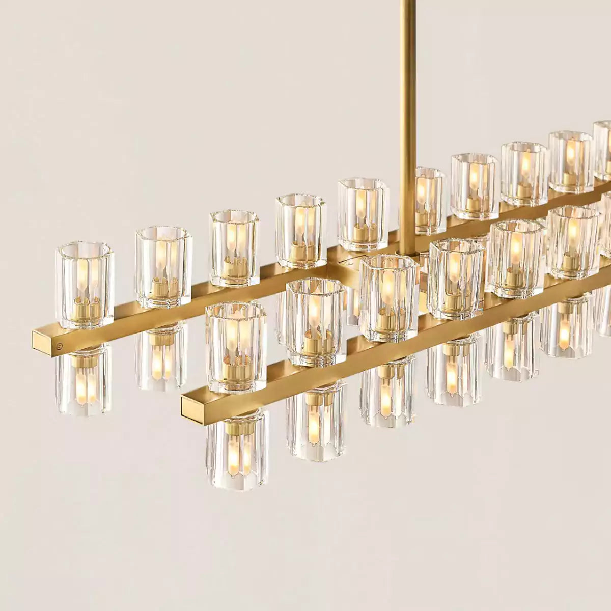 Arcachona LED Rectangular Chandelier 54"