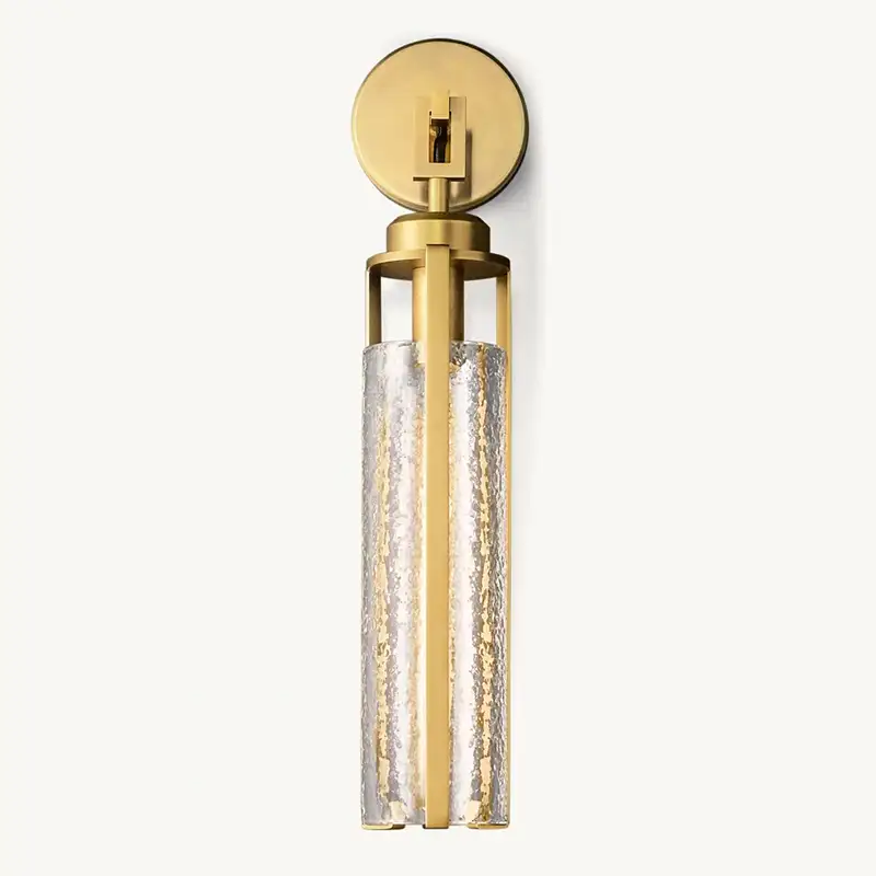 Arpege Glass Shade Cylinder Sconce
