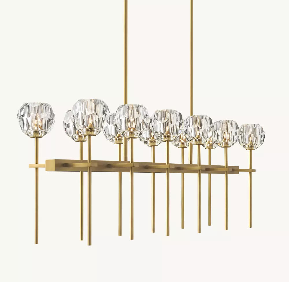 Boule Crystal Linear Chandelier