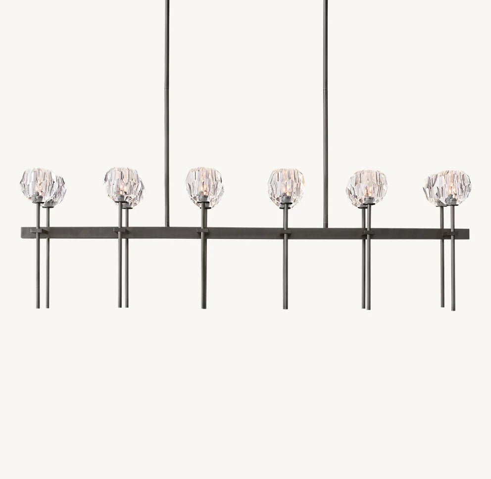 Boule Crystal Linear Chandelier